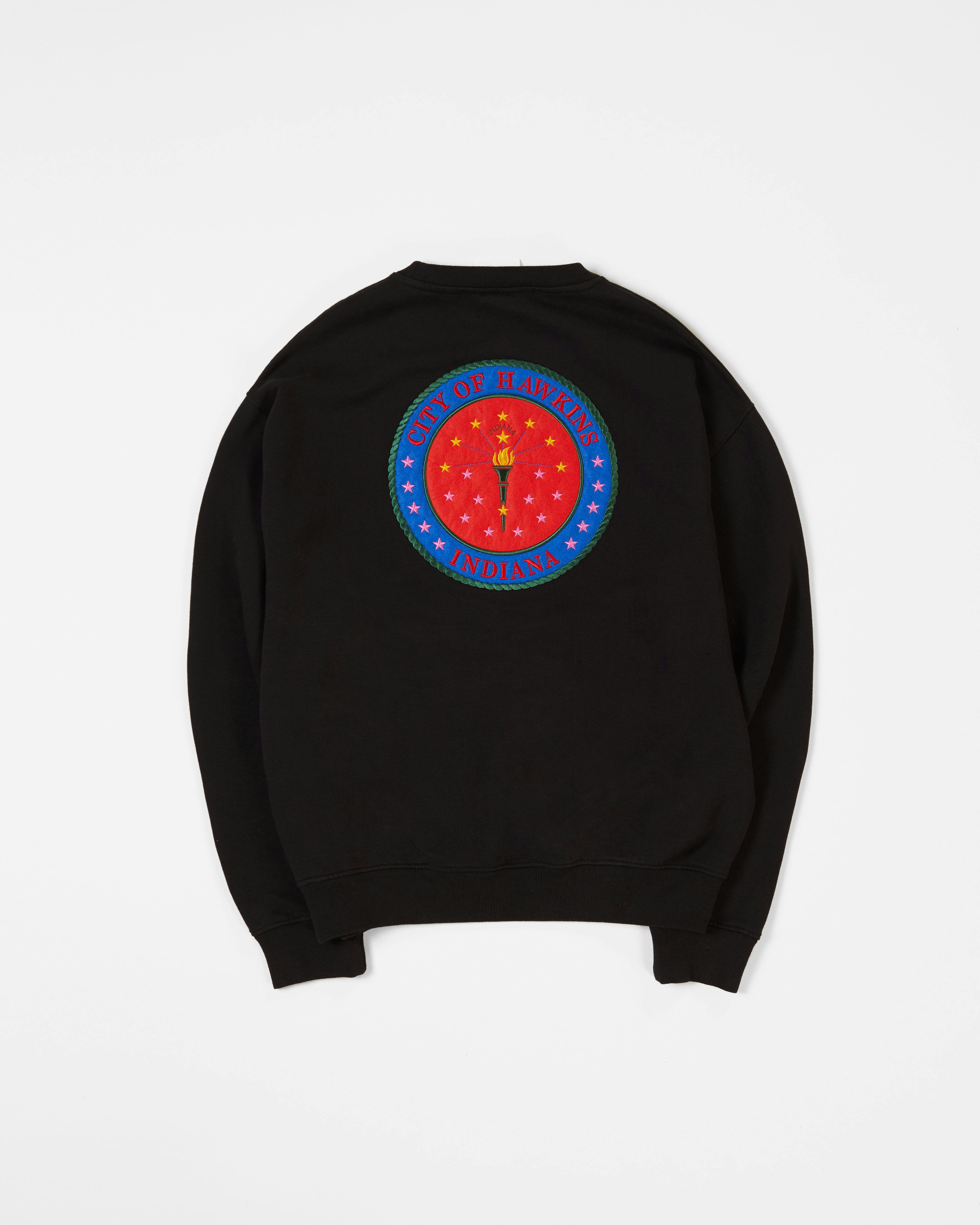 Highsnobiety - Stranger Things City of Hawkins Sweater Black - Clothing - Black - Image 1