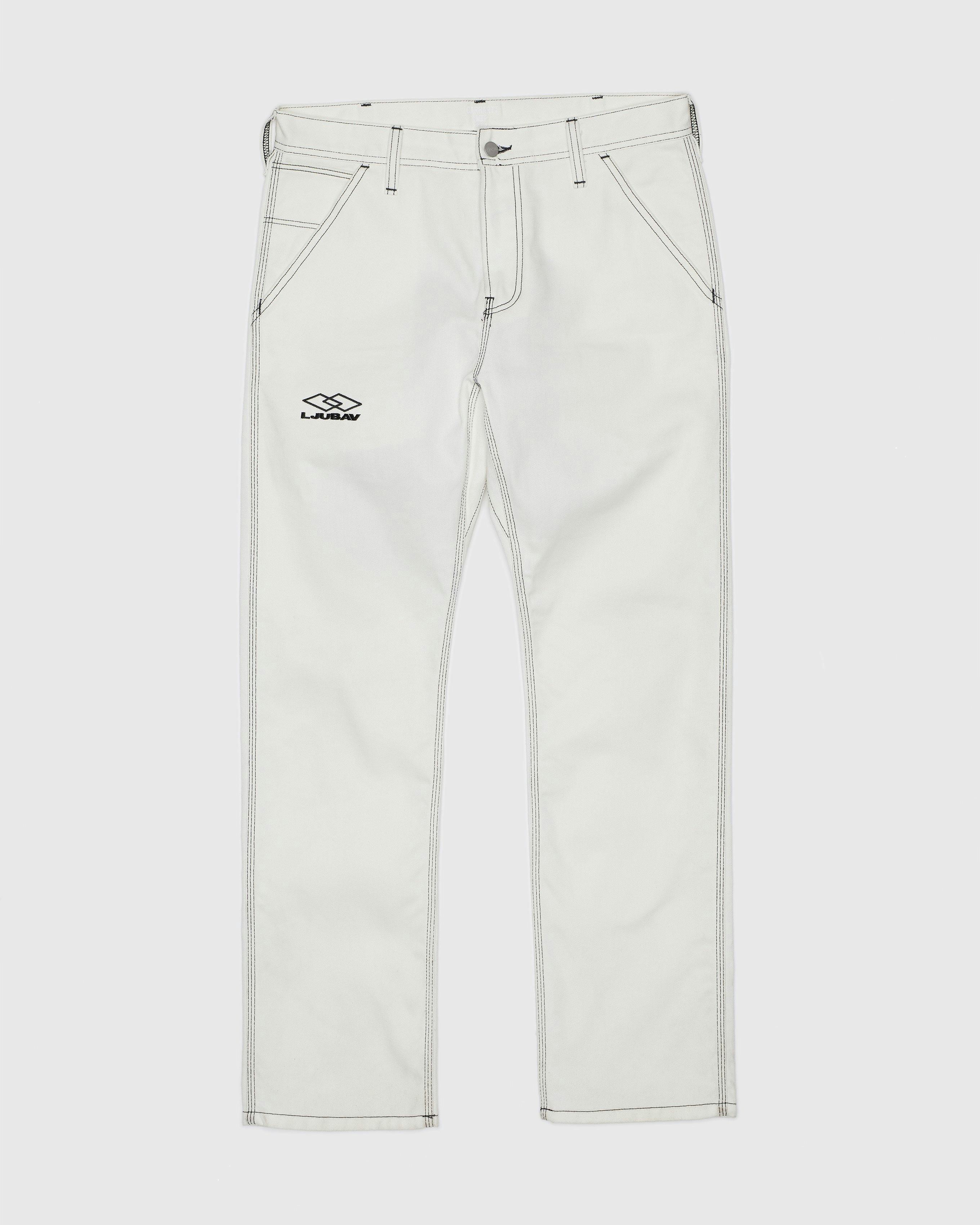 Ljubav x Carhartt WIP - Chalk Pant Wax - Clothing - Beige - Image 1