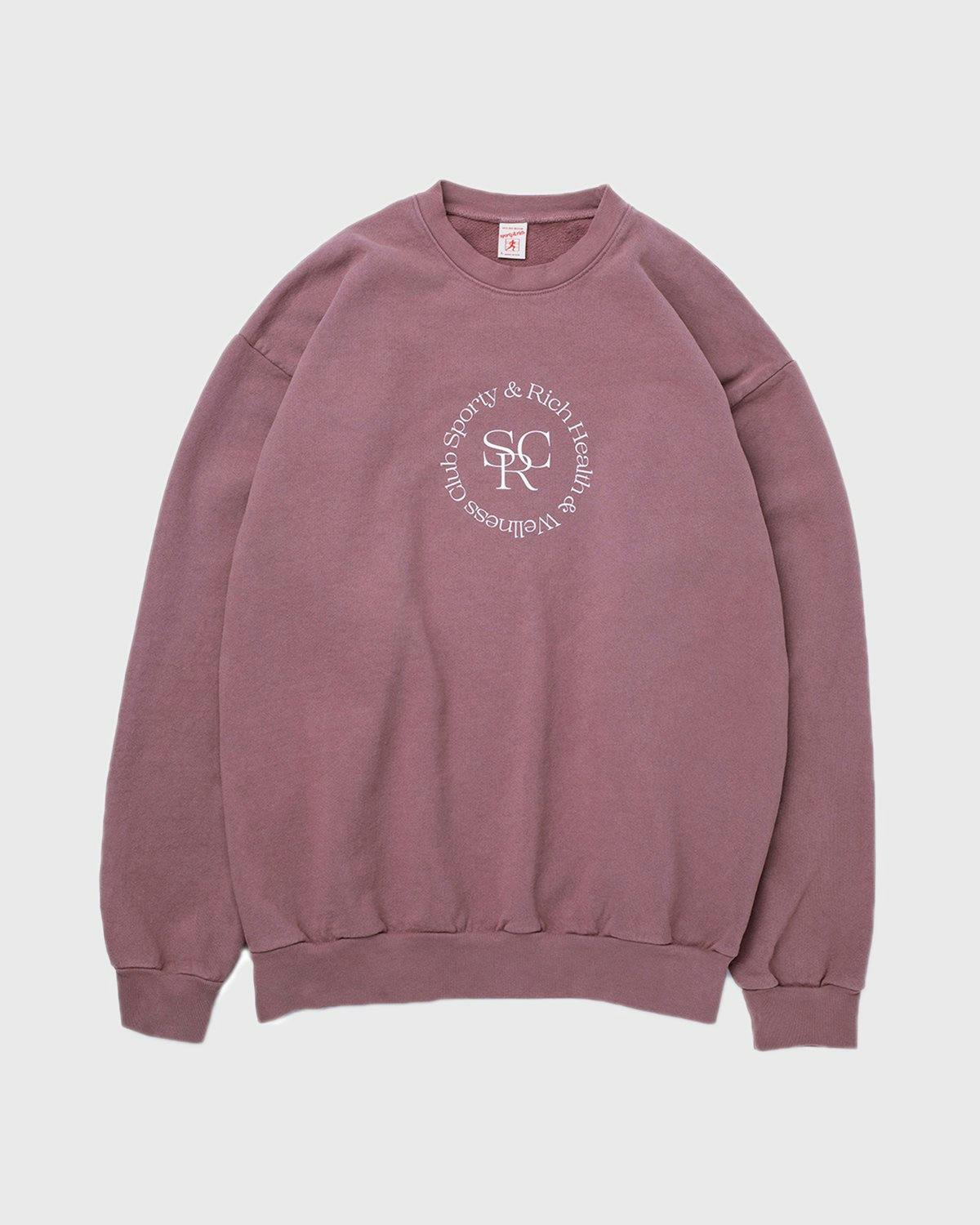 Sporty and Rich - Wellness Crewneck Mauve - Clothing - Pink - Image 1