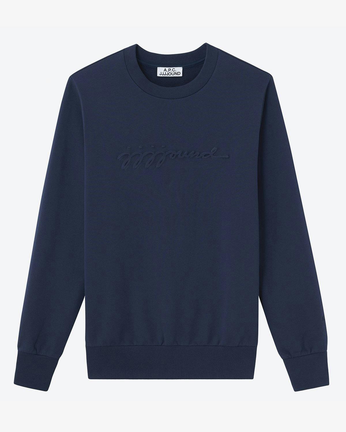 A.P.C. x JJJJound - Sweat Justin Dark Navy - Clothing - Blue - Image 1