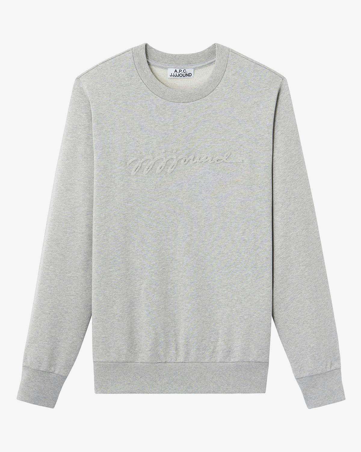 A.P.C. x JJJJound - Sweat Justin Grey - Clothing - Grey - Image 1