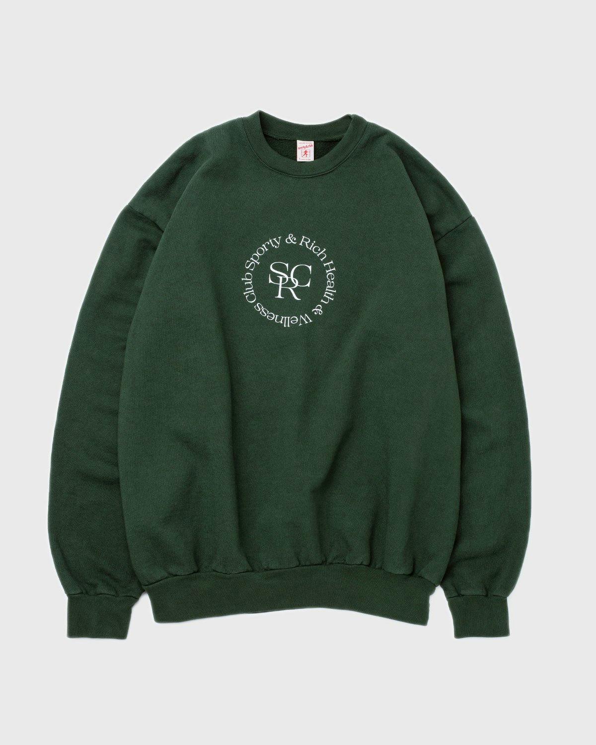 Sporty and Rich - Wellness Crewneck Forest Green - Clothing - Green - Image 1