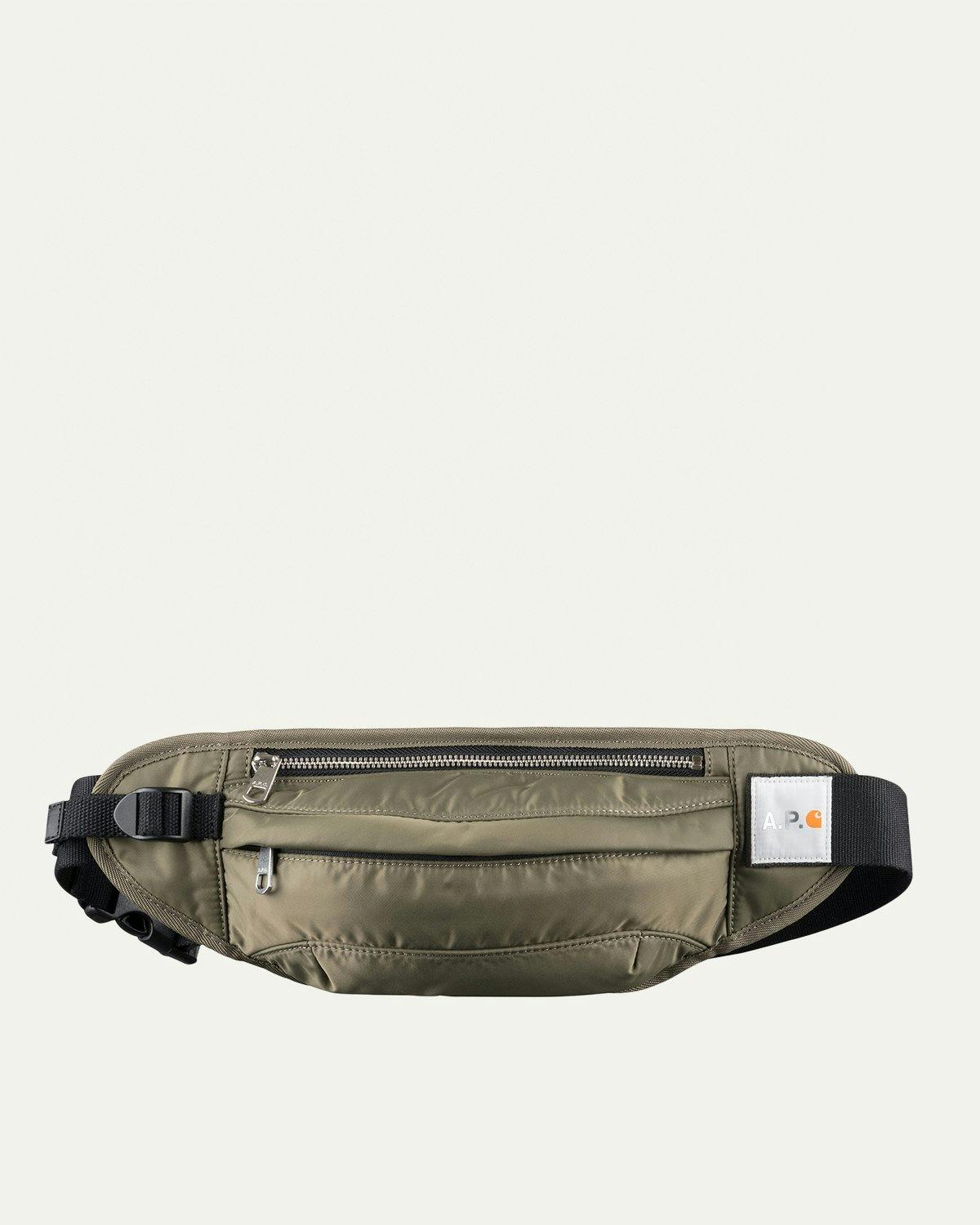 A.P.C. x Carhartt WIP - Shawn Hip Bag Khaki - Accessories - Green - Image 1