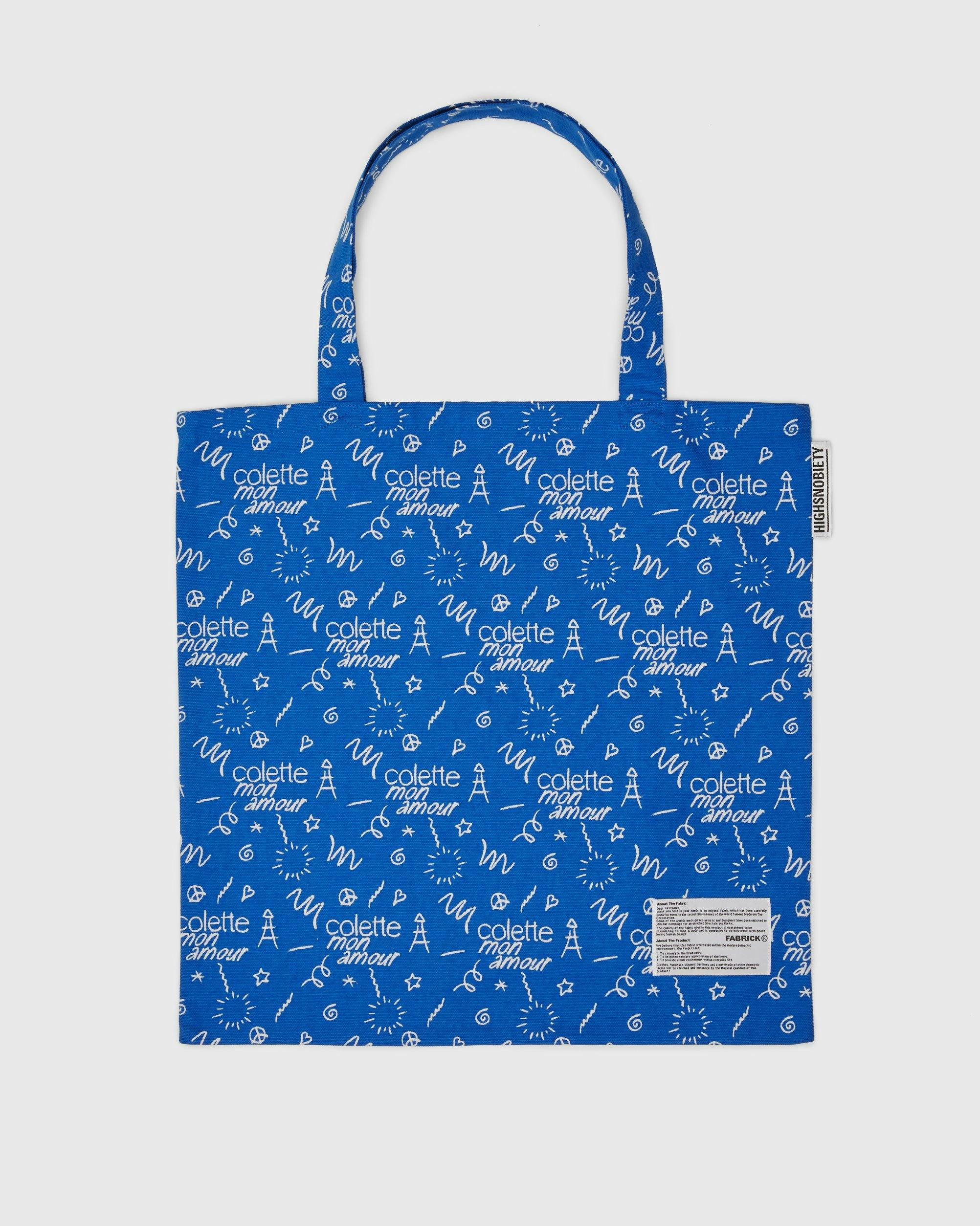 Colette Mon Amour - FABRICK Tote Bag Blue - Accessories - Blue - Image 1