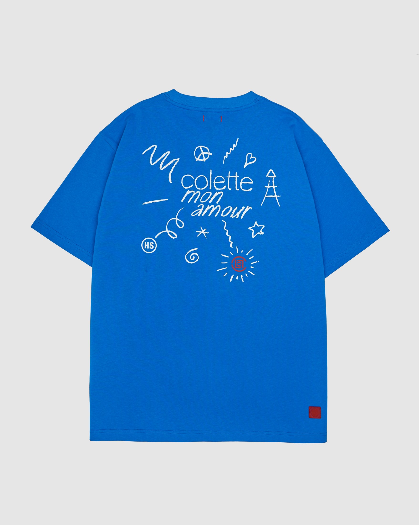 Colette Mon Amour - CLOT Blue T-Shirt - Clothing - Blue - Image 1