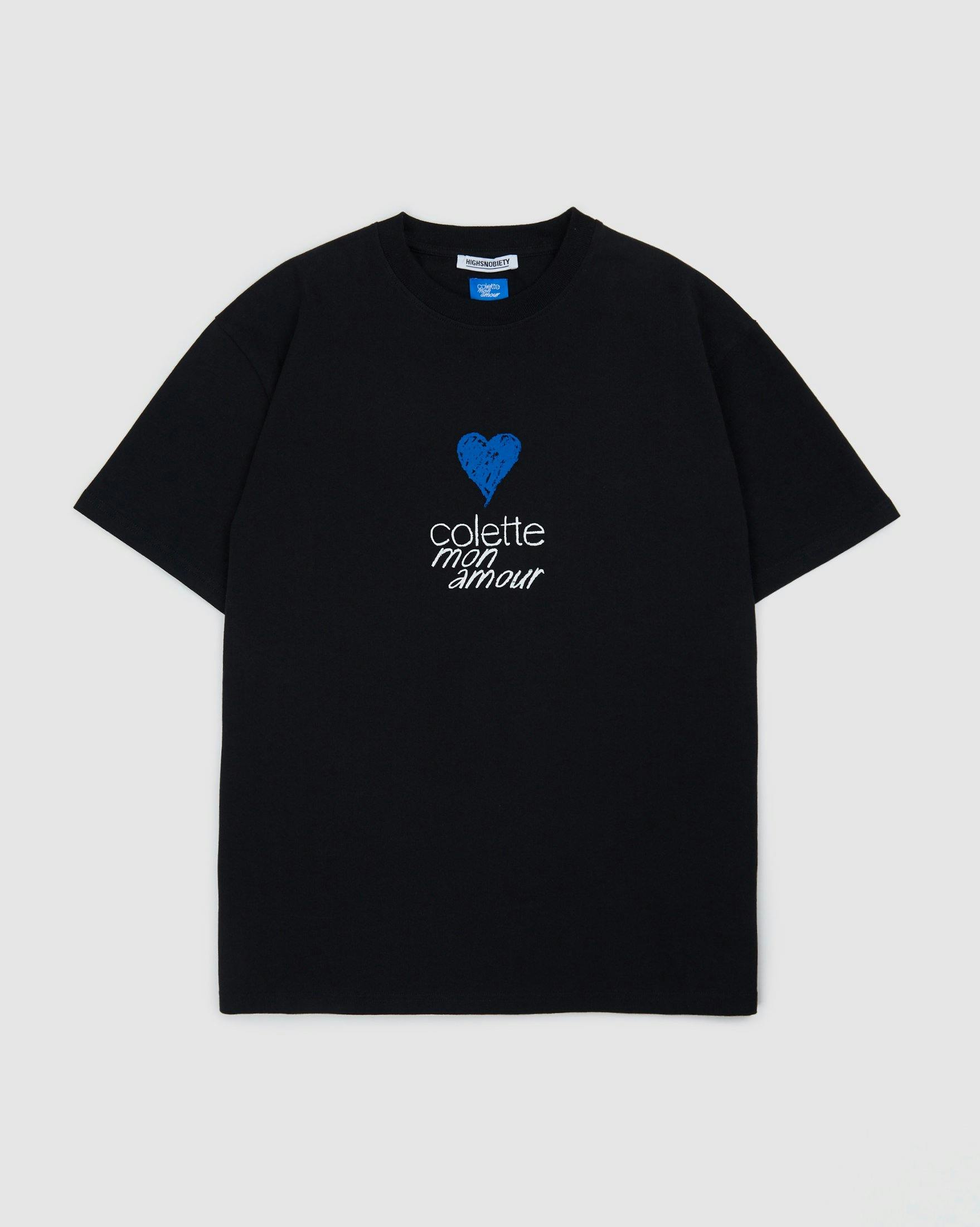 Colette Mon Amour – Heart T-Shirt Black | Highsnobiety Shop