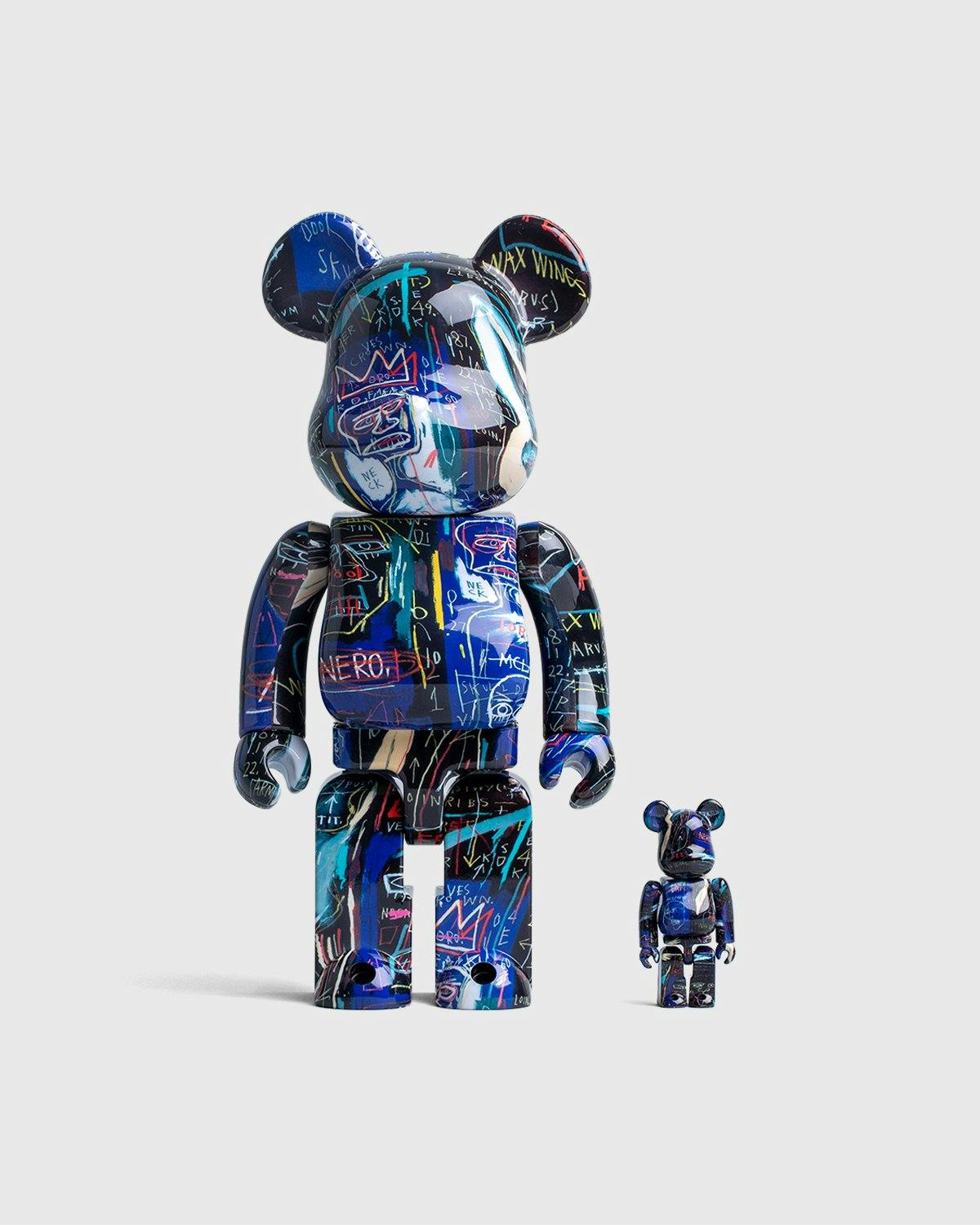 Medicom - Be@rbrick Jean-Michel Basquiat #7 Multi 100% and 400% Set - Lifestyle - Blue - Image 1