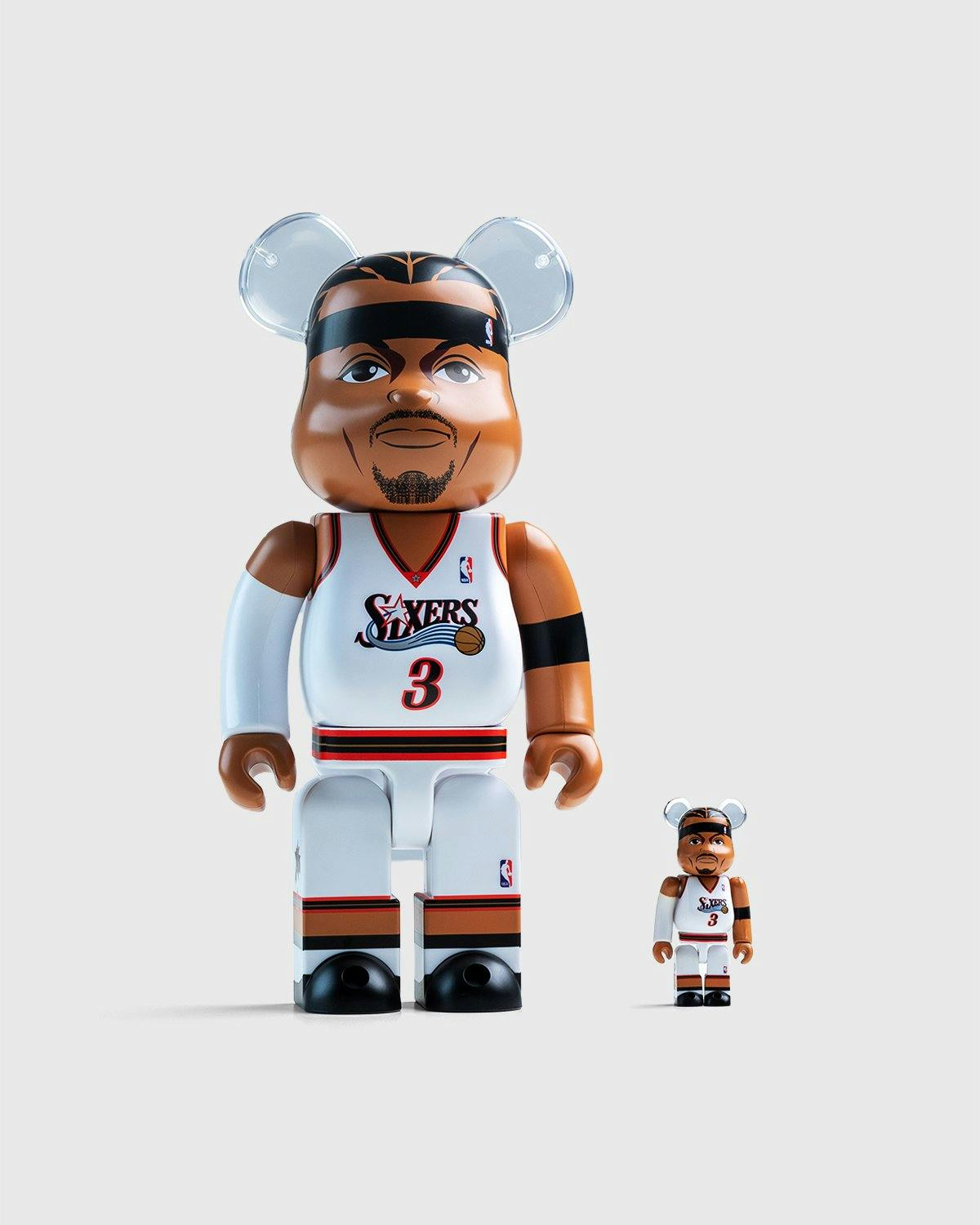 Medicom - Be@rbrick Allen Iverson Philadelphia 76ers 100% and 400% Set - Lifestyle - Multi - Image 1