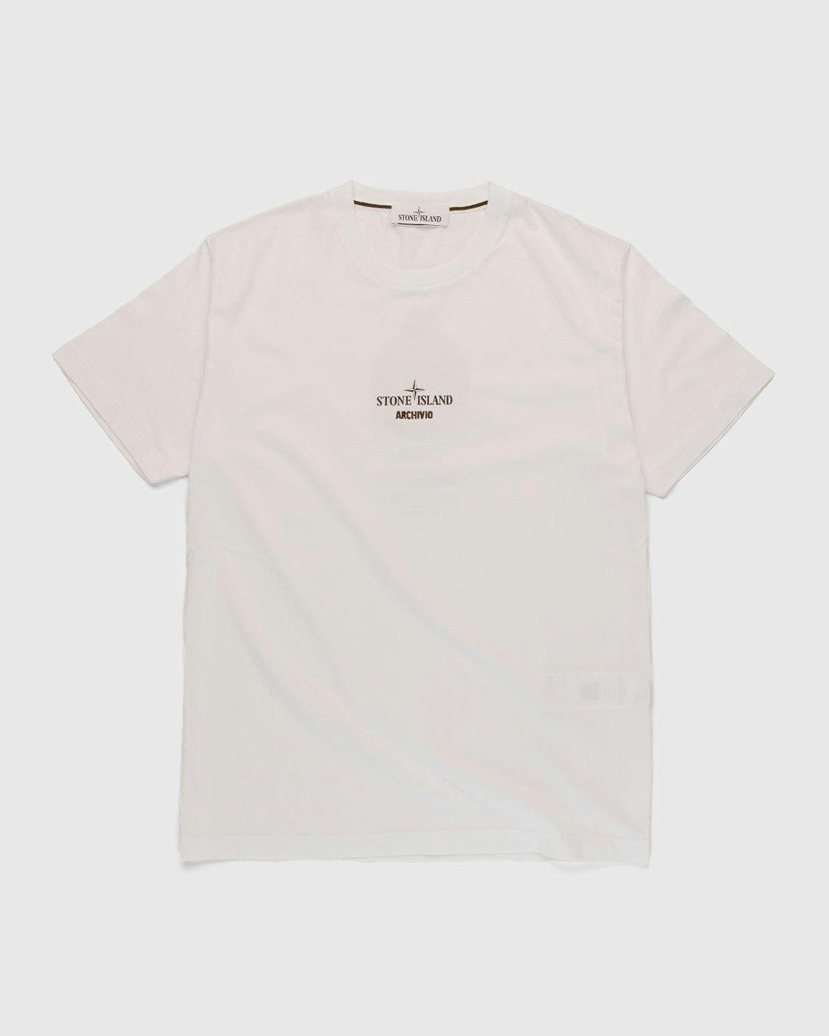 Stone Island - T-Shirt White - Clothing - White - Image 1