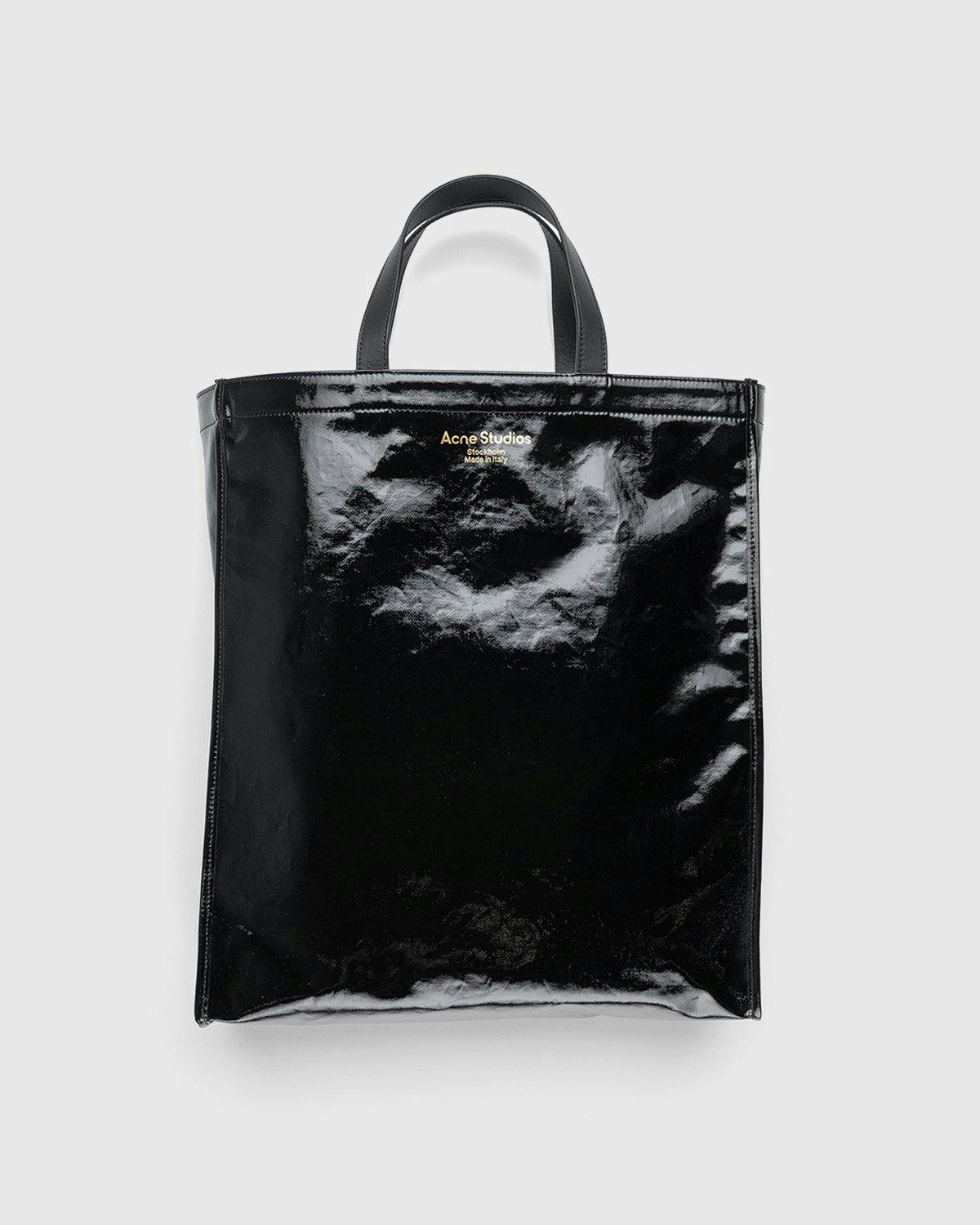 Acne Studios - Shiny Tote Bag Black - Accessories - Black - Image 1