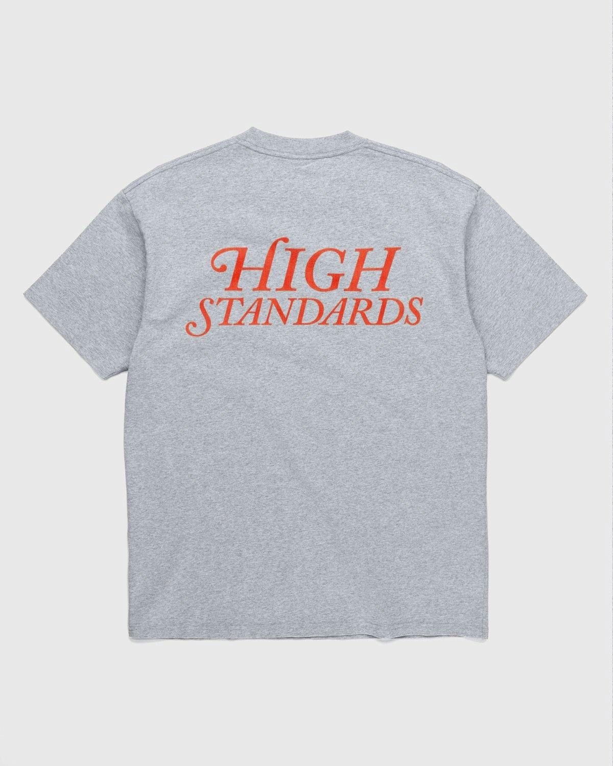 Highsnobiety - High Standards T-Shirt Grey - Clothing - Grey - Image 1