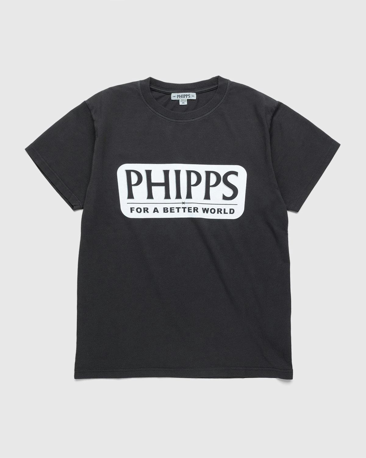 Phipps - Classic Logo T-Shirt Black - Clothing - Black - Image 1