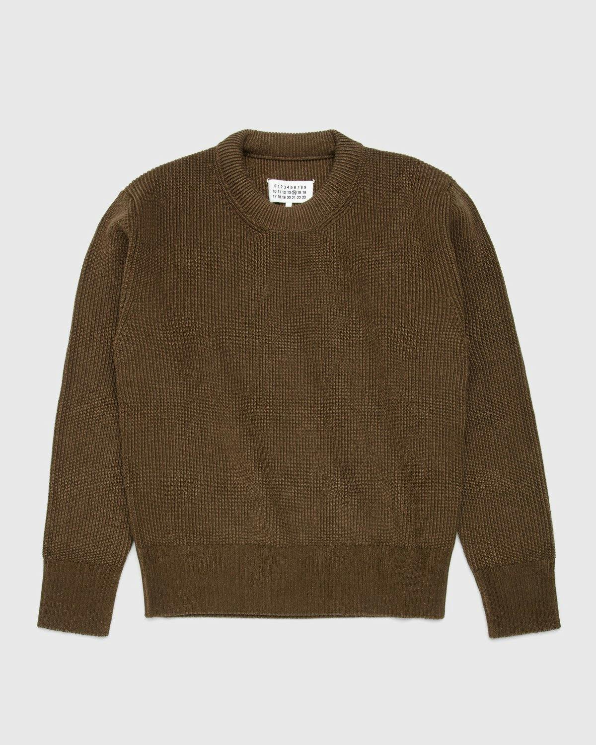 Maison Margiela - Pullover Olive - Clothing - Green - Image 1