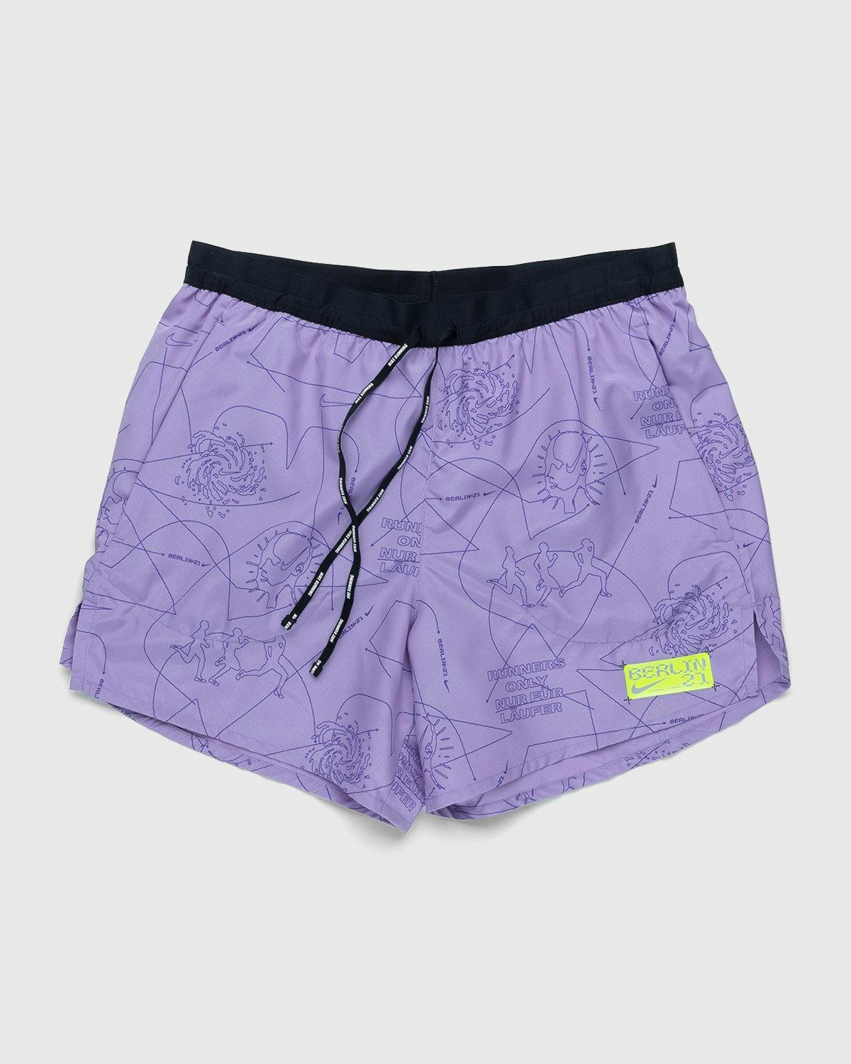 Nike - Men Dri-Fit Berlin Short Orchid Mist Black - Clothing - Black - Image 1