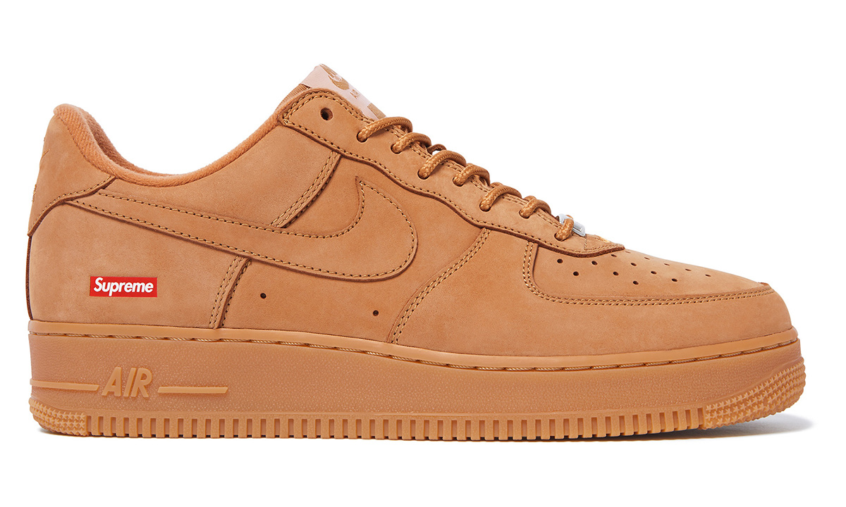 Supreme x Nike Air Force 1 Low Wheat: First Look & Official Info