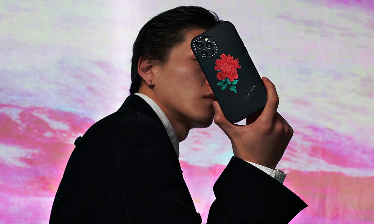 Yohji Yamamoto x CASETiFY Drop Gothic Flower iPhone Cases