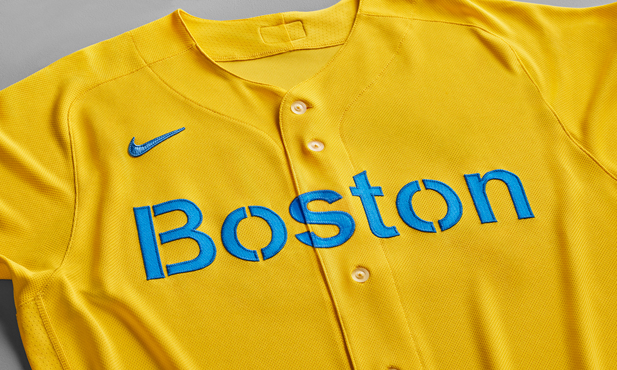 PHOTO: Red Sox Unveil 'Patriots' Day' Uniforms Honoring City Of Boston