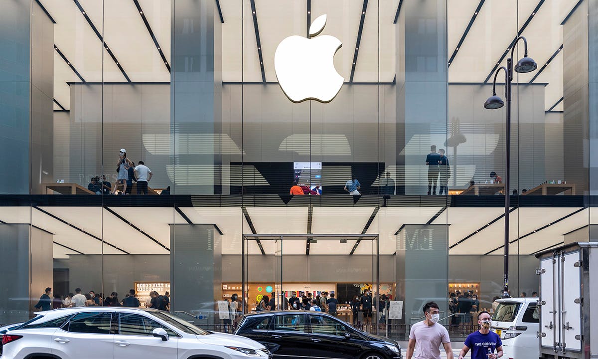 Apple store seen in Hong Kong