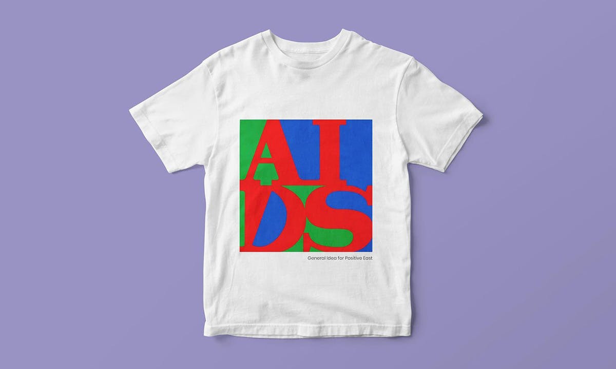 positive east aids tee