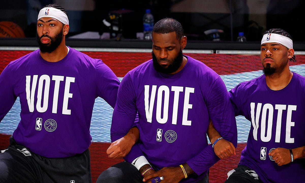 LeBron James Anthony Davis vote