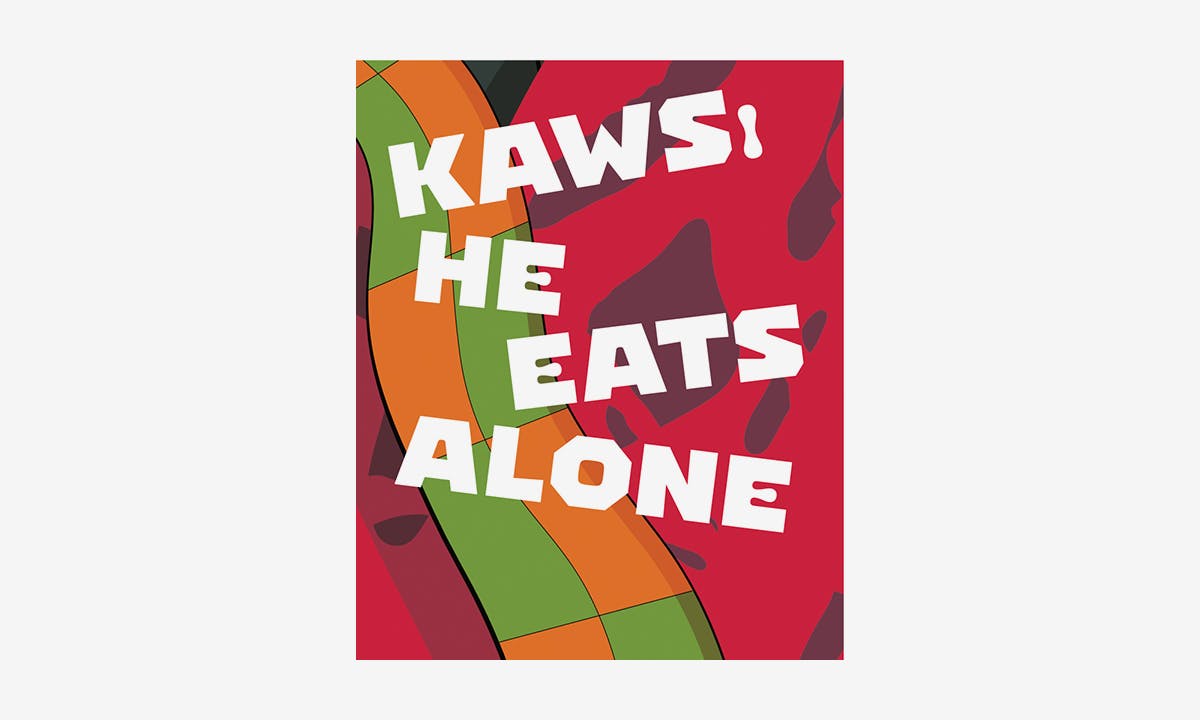 KAWS: He Eats Alone book