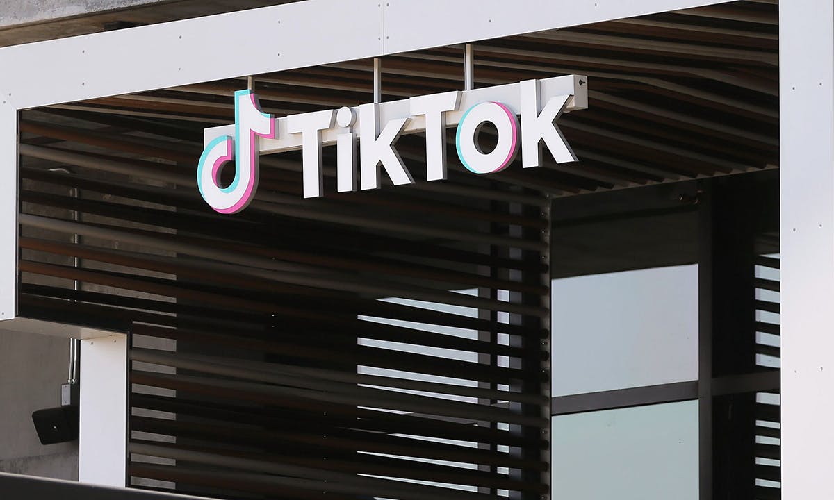 TikTok sign