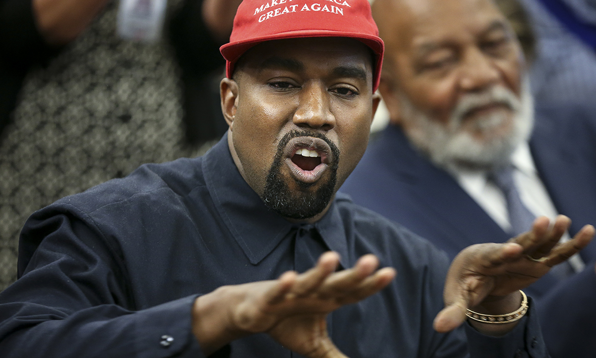 Kanye West Debuts Merch as Bad as His Presidential Credentials