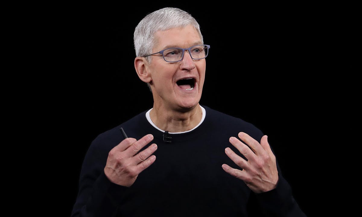 Tim Cook speaking