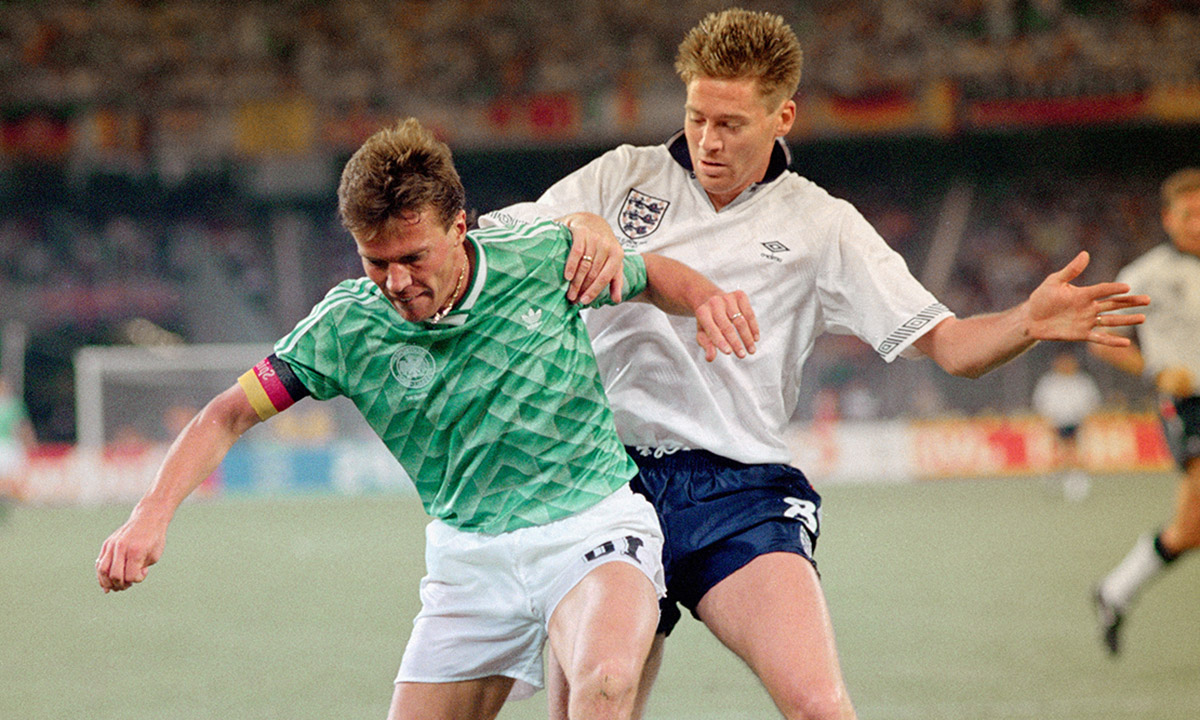 Retro 1990 Germany Football Soccer Jersey T-Shirt - Dirt Pitch