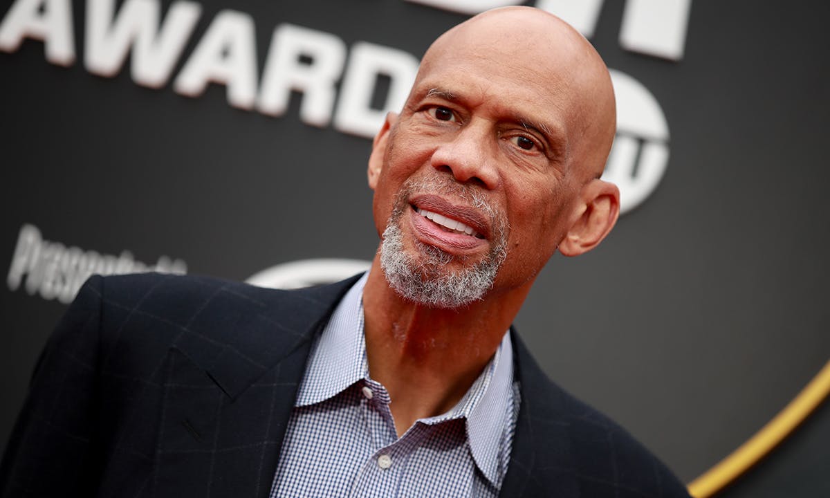 Kareem Abdul-Jabbar attends the 2019 NBA Awards at Barker Hangar