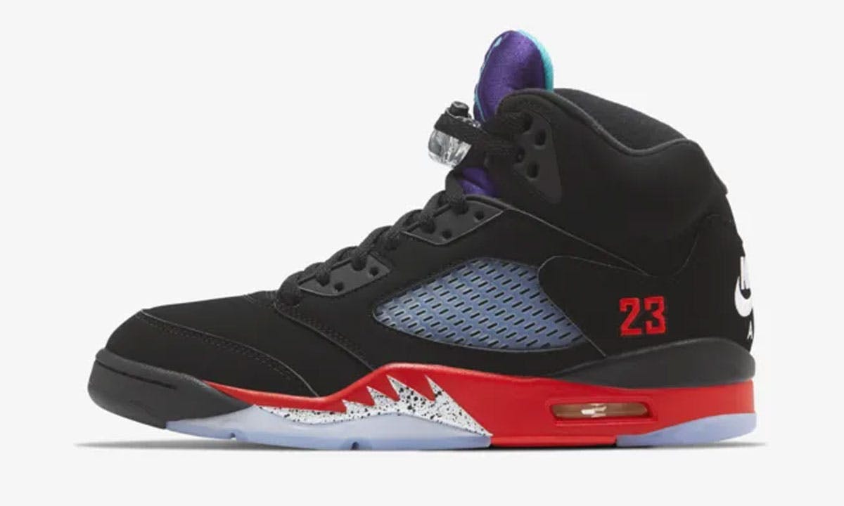 top 3 nike air jordan 5 product shot