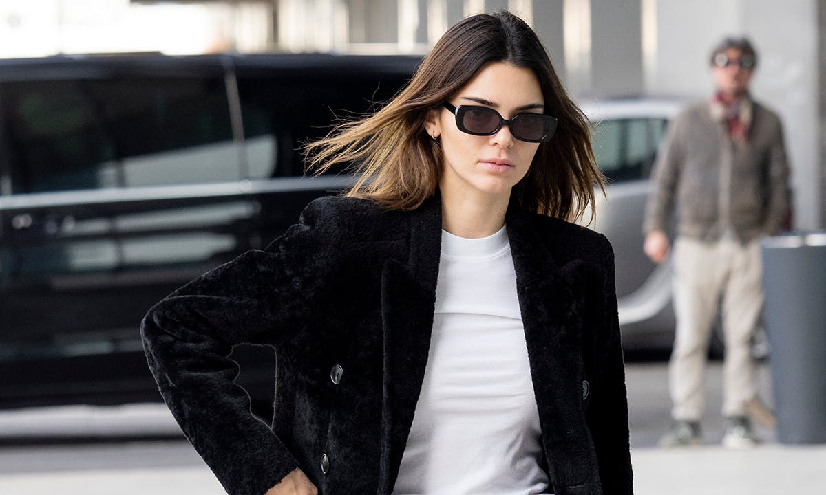 Kendall Jenner is seen during Milan Fashion Week