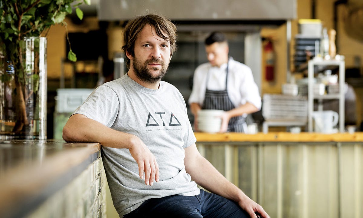 René Redzepi sitting in Noma