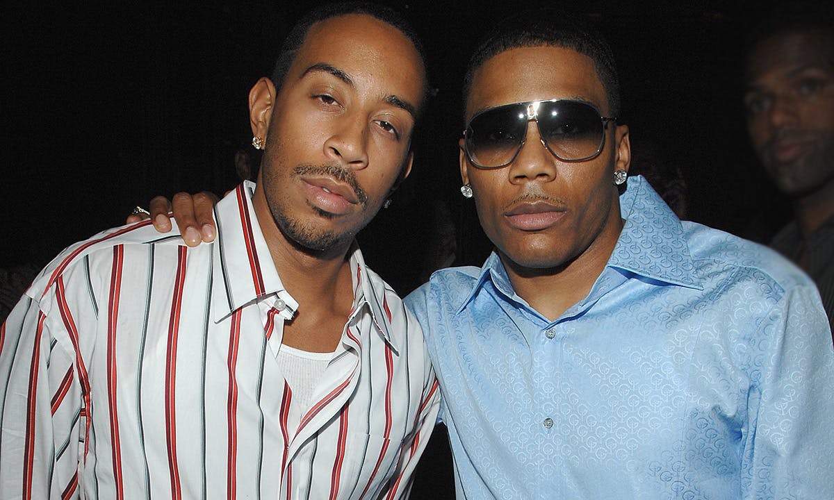 Ludacris and Nelly attend the party for Usher's New Fragrances