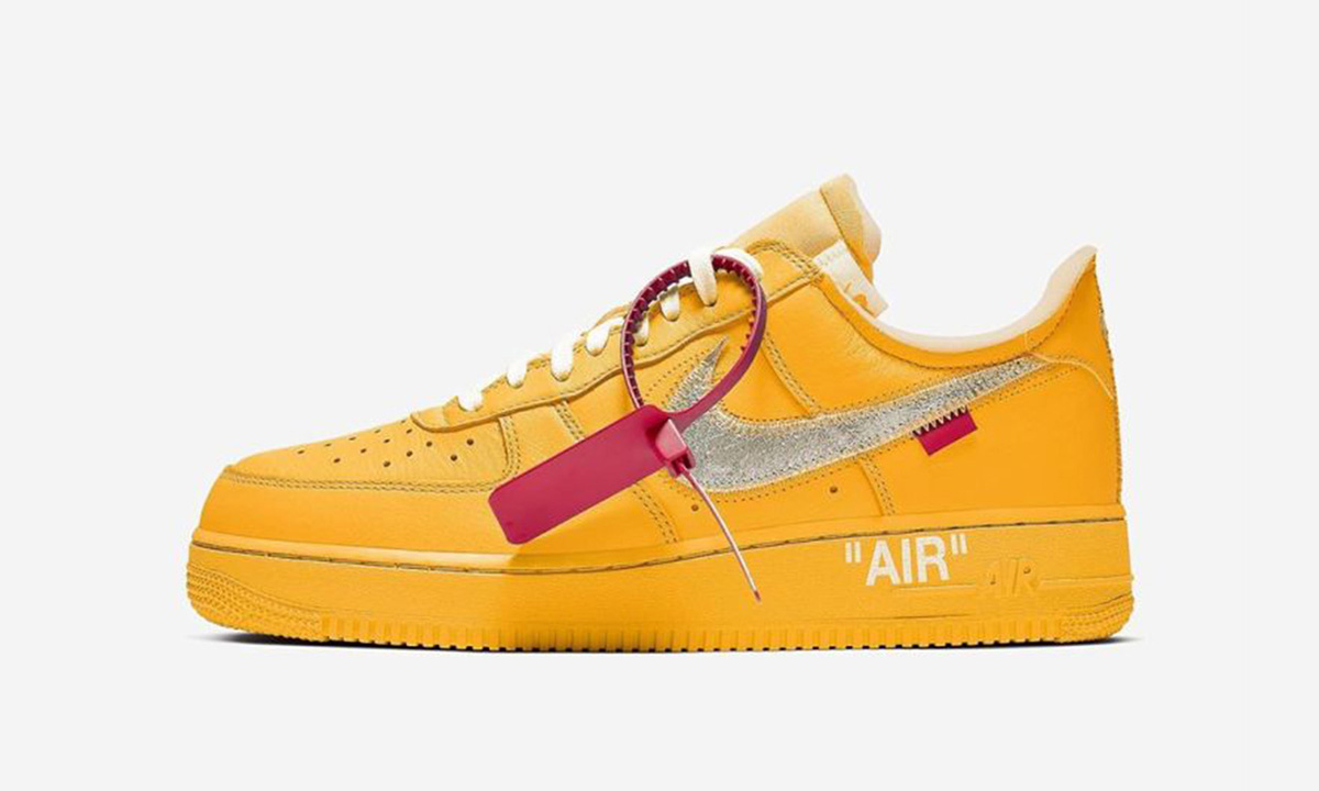 Nike Air Force 1 X off /White University Gold Braned Shoes - China Nike and Air  Force price