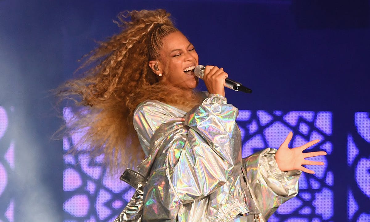 Beyonce performs onstage during the "On The Run II" Tour