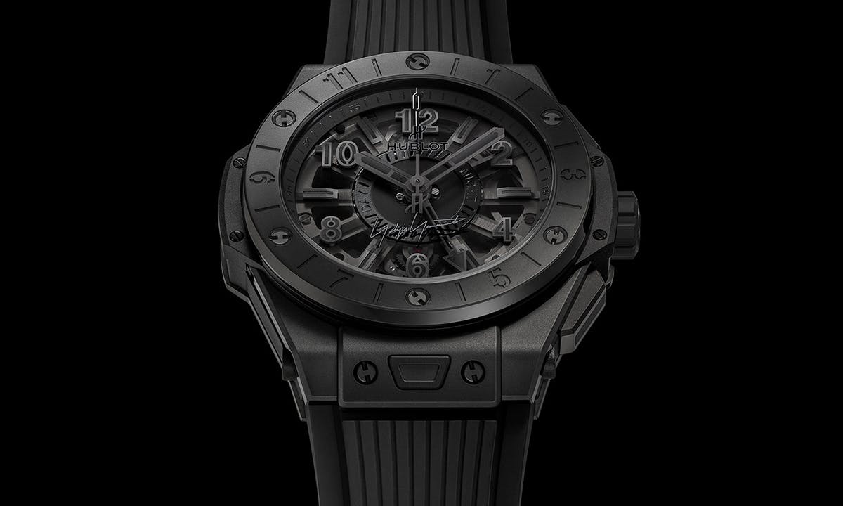 Yohji Yamamoto x Hublot Big Bang GMT All Black Watch