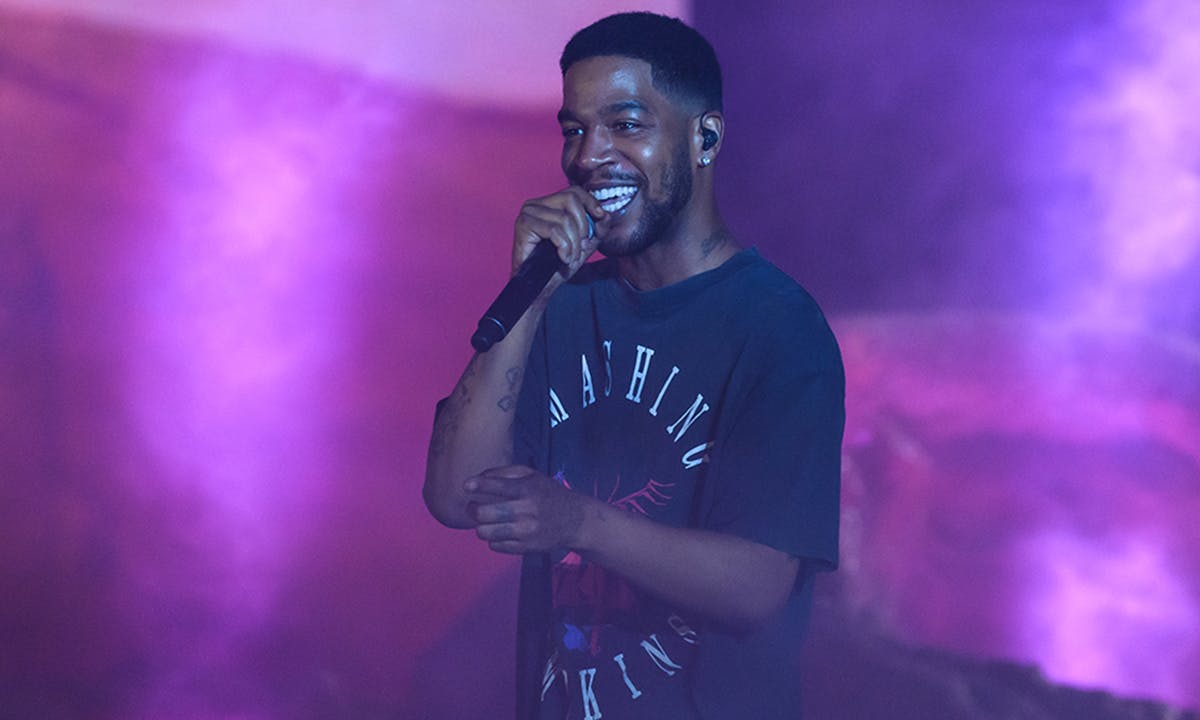 Kid Cudi performs during day three of Rolling Loud