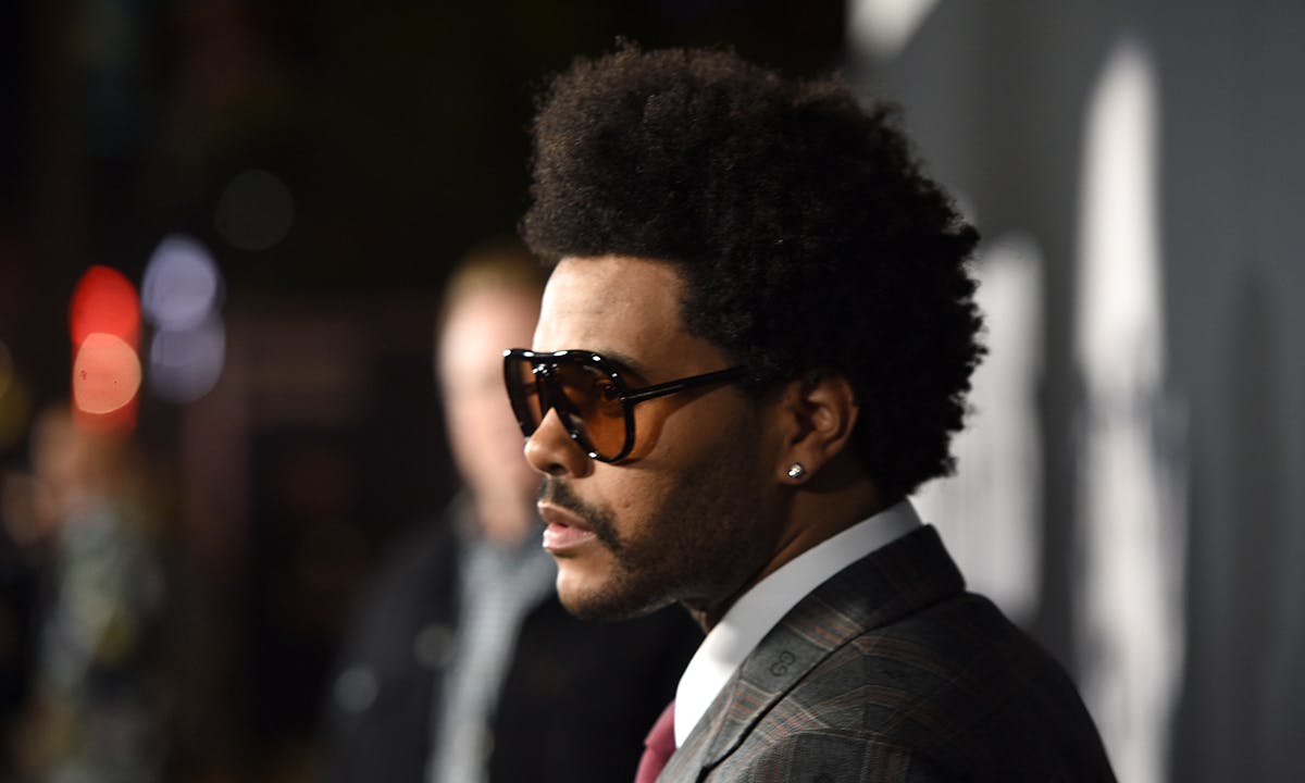 The Weeknd sunglasses suit