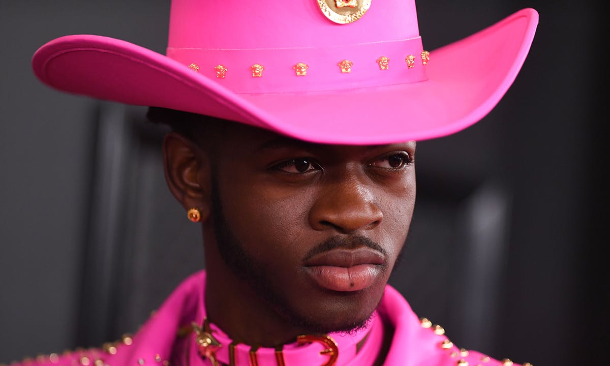 Lil Nas X pink hat