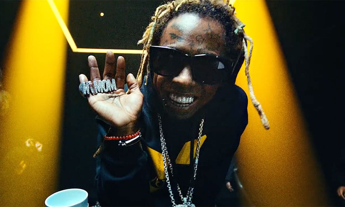 Lil Wayne in "Mama Mia" video