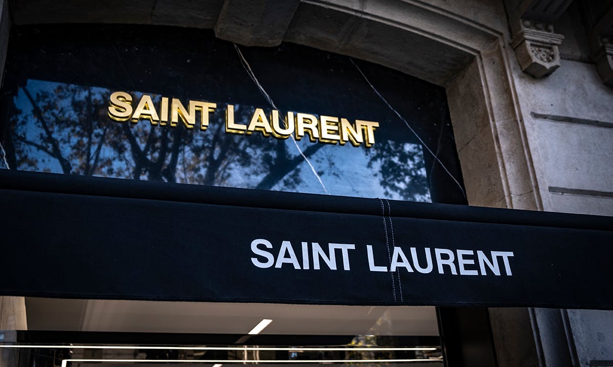 Saint Laurent store sign