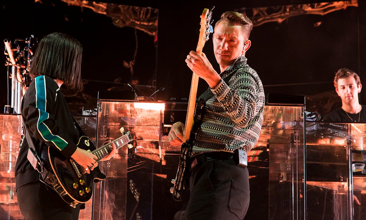 The xx performing