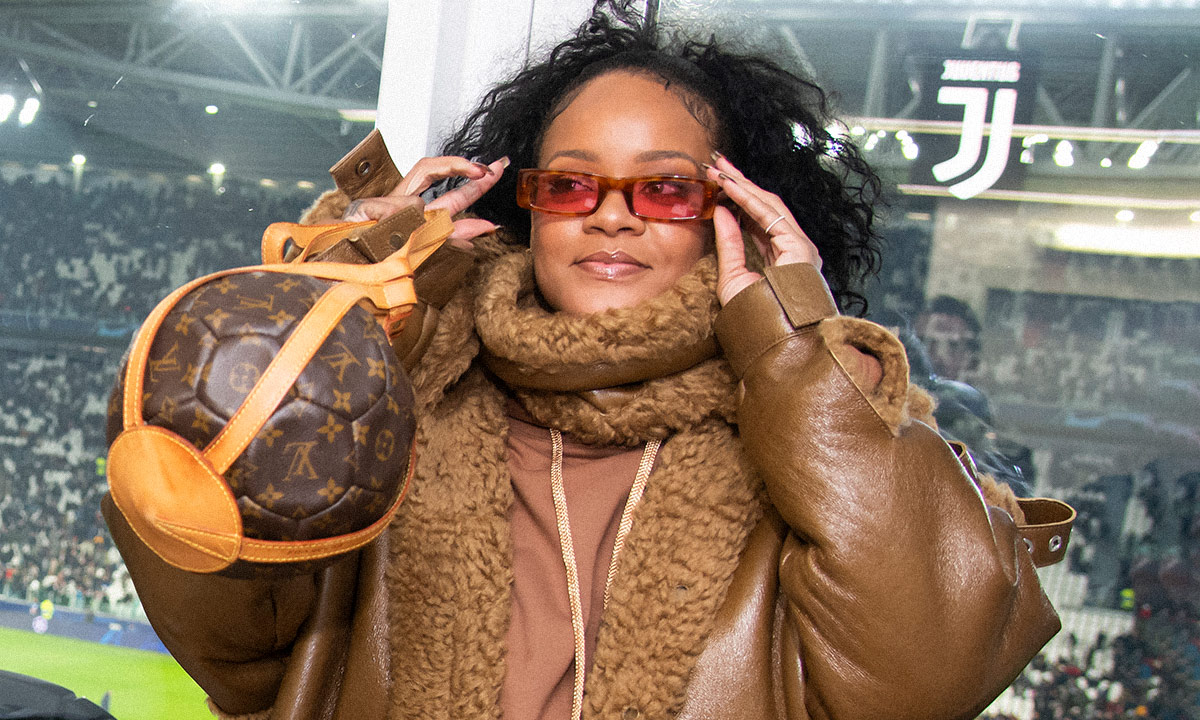 Rihanna's Louis Vuitton Soccer Ball Bag is So Cute