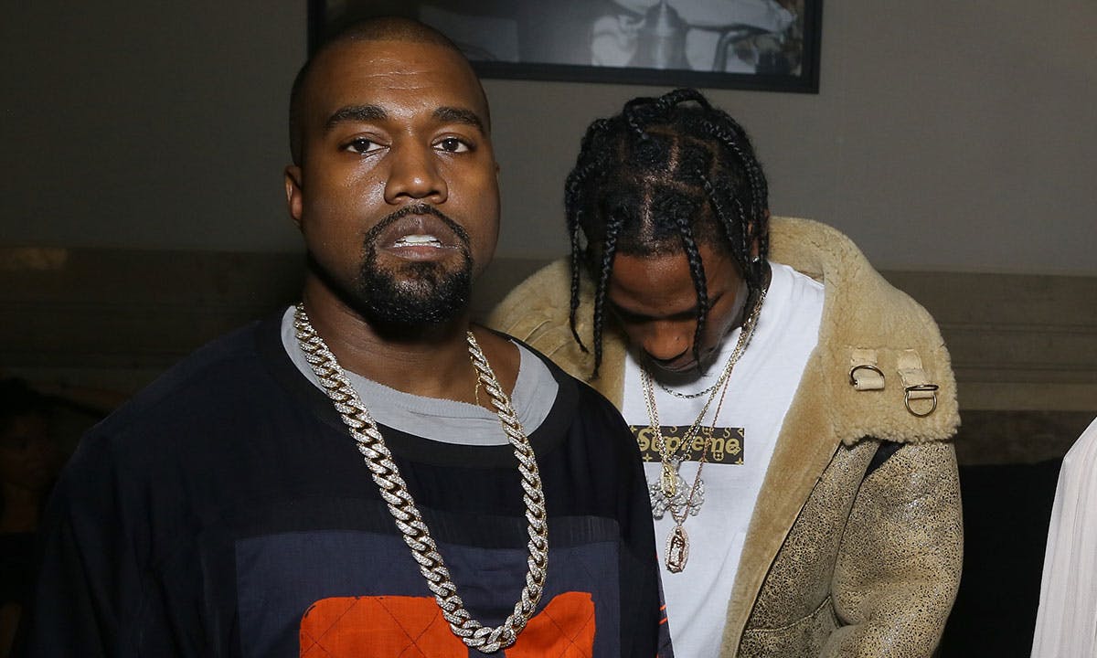 Kanye West and Travis Scott