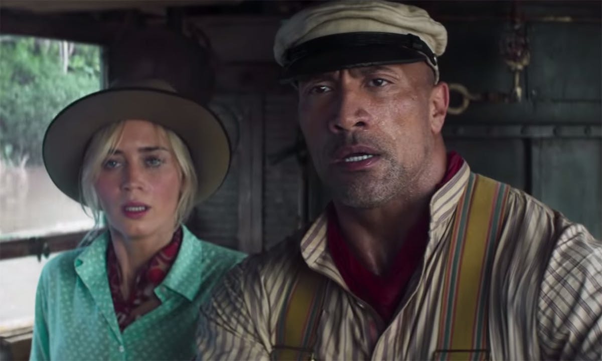 Emily Blunt Dwayne Johnson Jungle Cruise trailer