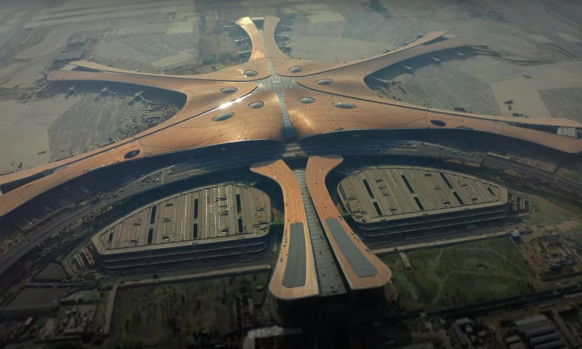 zaha hadids giant starfish airport opens beijing Zaha Hadid Architects