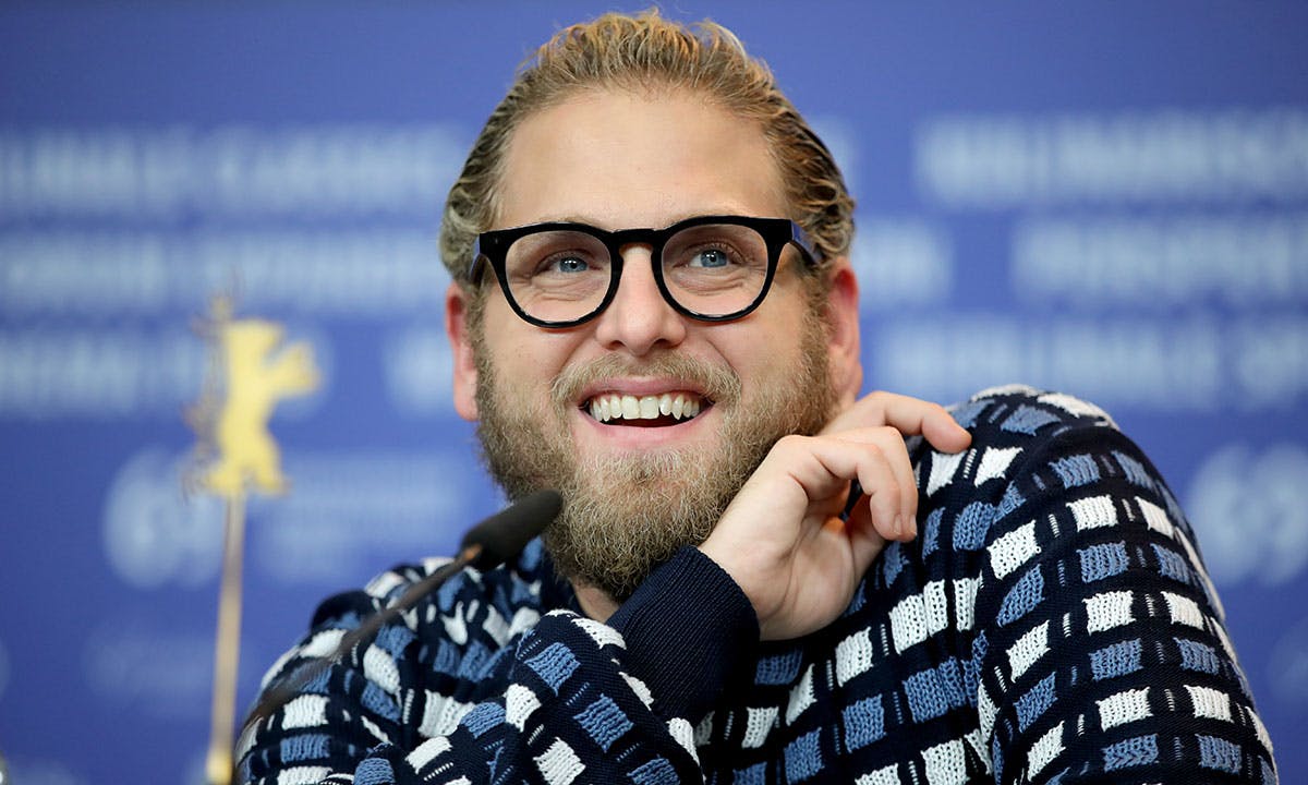 Jonah hill smiling glasses