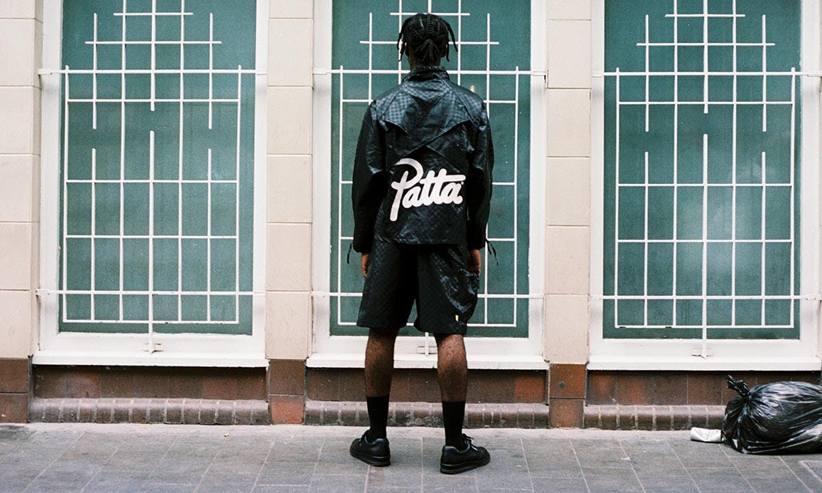 patta alch windbreaker shorts feature Alexandra Hackett MiniSwoosh