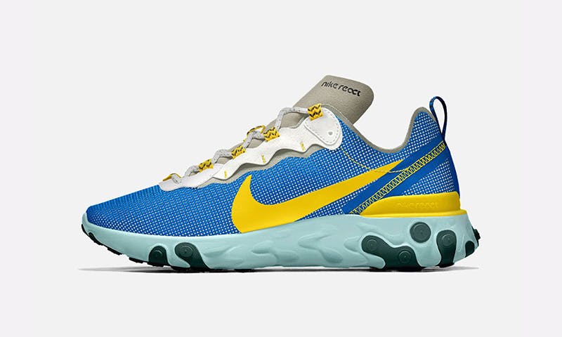 nike react element 55 by you release date feature Nike By You